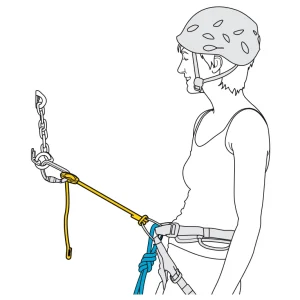 vente chaude Petzl – Connect Adjust – Longe De Maintien 10